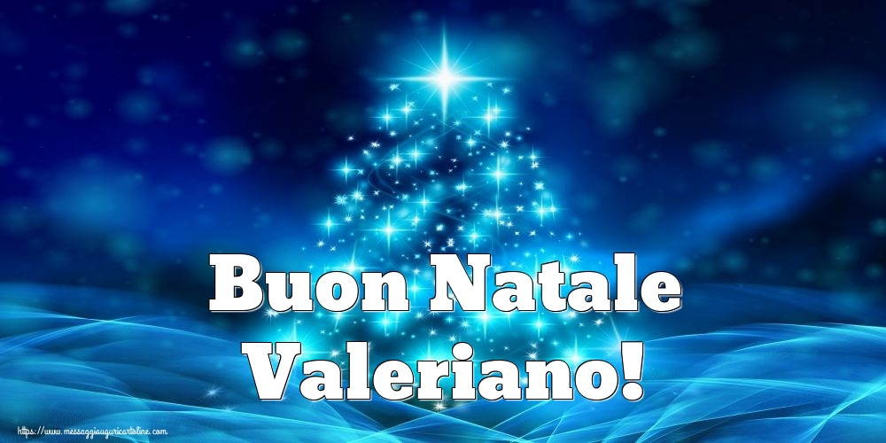 Cartoline di Natale - Albero Di Natale | Buon Natale Valeriano!