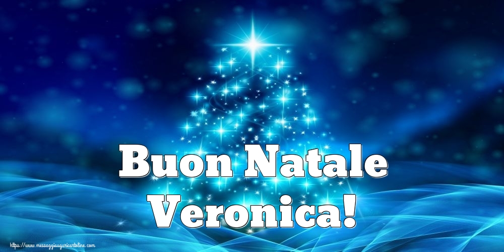 Cartoline di Natale - Albero Di Natale | Buon Natale Veronica!