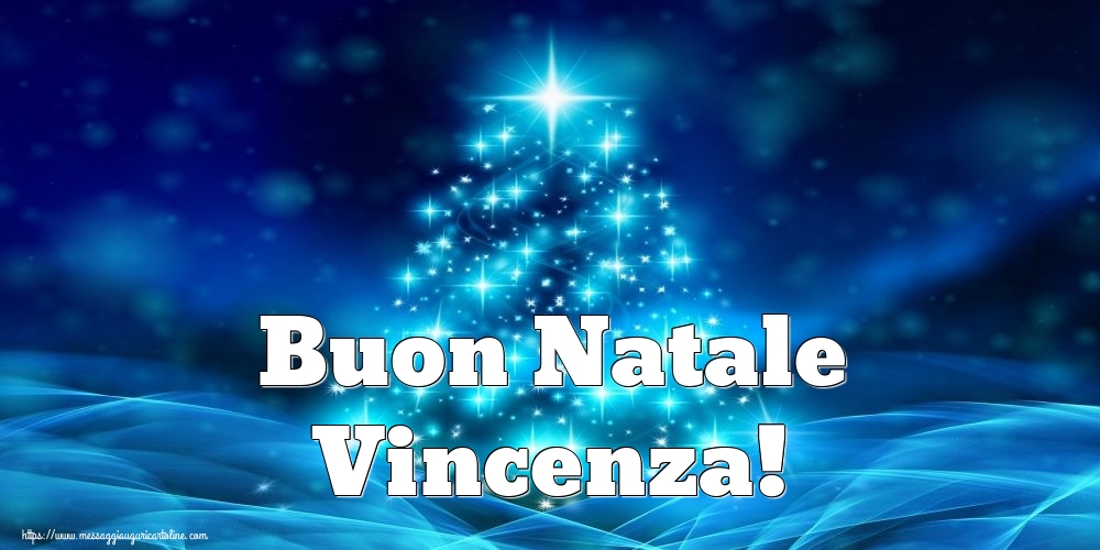 Cartoline di Natale - Albero Di Natale | Buon Natale Vincenza!