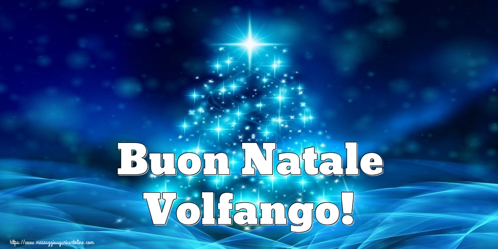 Cartoline di Natale - Albero Di Natale | Buon Natale Volfango!