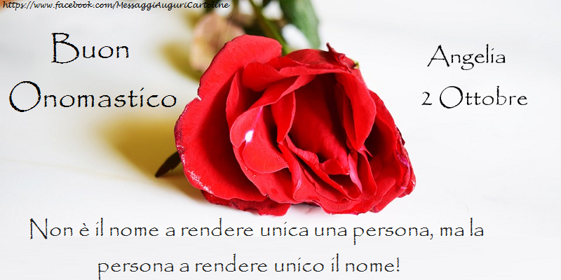 Cartoline di onomastico - Rose | Buon Onomastico Angelia! 2 Ottobre