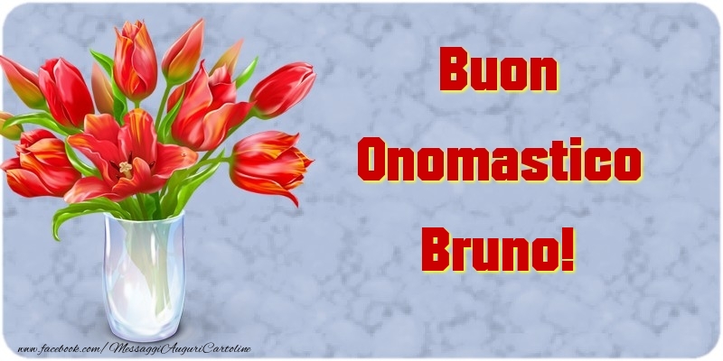Cartoline di onomastico - Buon Onomastico Bruno