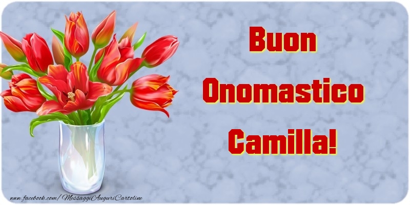 Cartoline di onomastico - Buon Onomastico Camilla