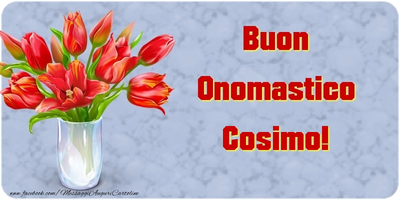 Cartoline di onomastico - Buon Onomastico Cosimo