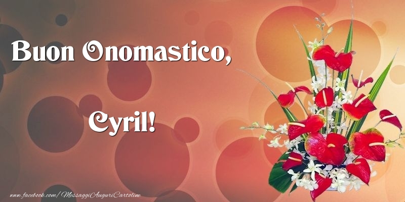 Cartoline di onomastico - Buon Onomastico, Cyril