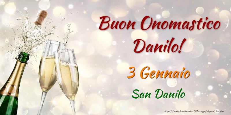 Cartoline di onomastico - Buon Onomastico Danilo! 3 Gennaio San Danilo