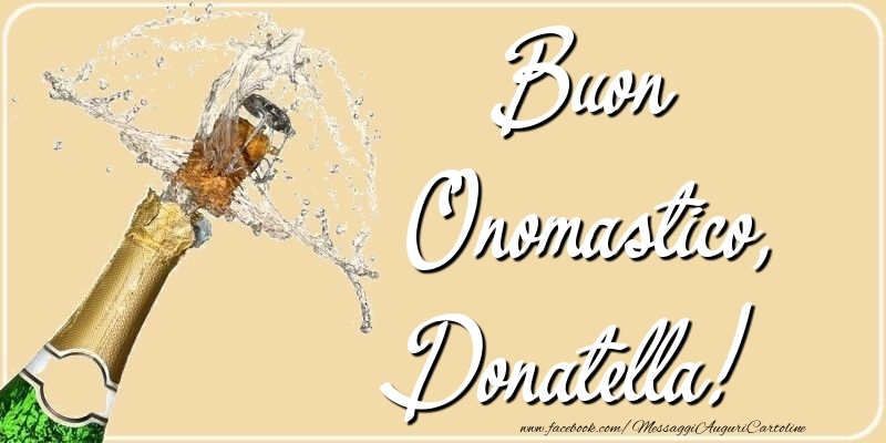 Cartoline di onomastico - Buon Onomastico, Donatella