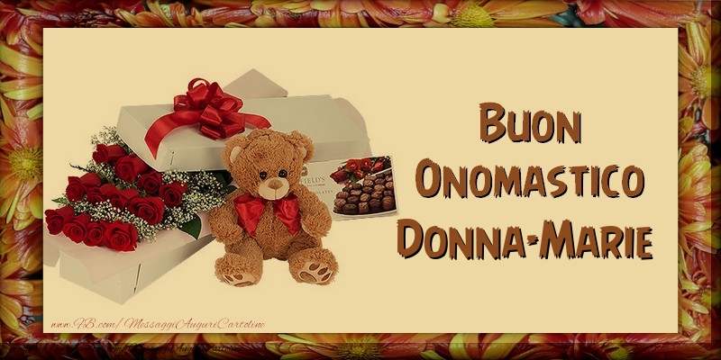 Cartoline di onomastico - Buon Onomastico Donna-Marie