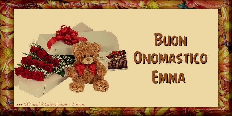 Cartoline di onomastico - Buon Onomastico Emma