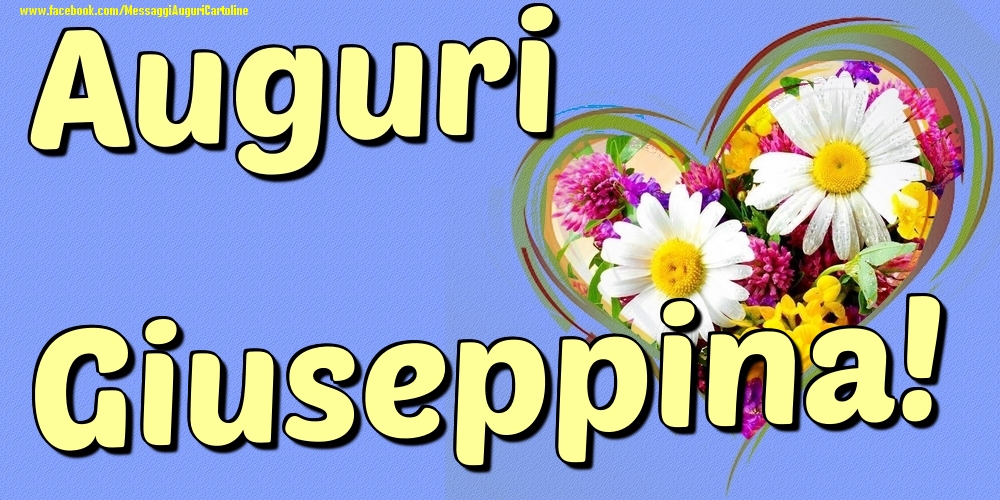 Cartoline di onomastico - Auguri Giuseppina