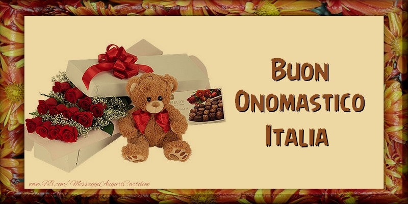 Cartoline di onomastico - Animali & Regalo | Buon Onomastico Italia