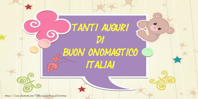 Cartoline di onomastico - Animali | Tanti Auguri di Buon Onomastico Italia!