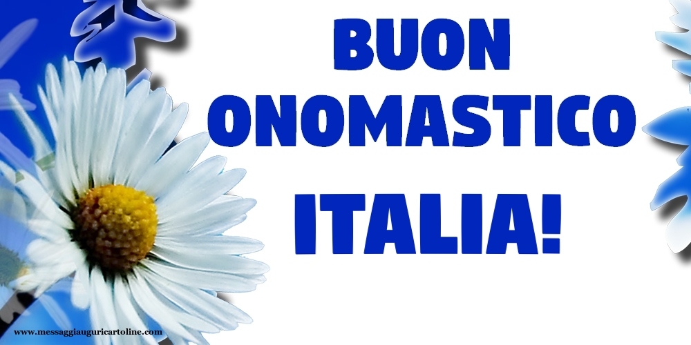 Cartoline di onomastico - Fiori | Buon Onomastico Italia!