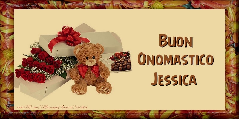 Cartoline di onomastico - Buon Onomastico Jessica