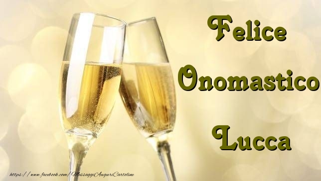 Cartoline di onomastico - Champagne | Felice Onomastico Lucca