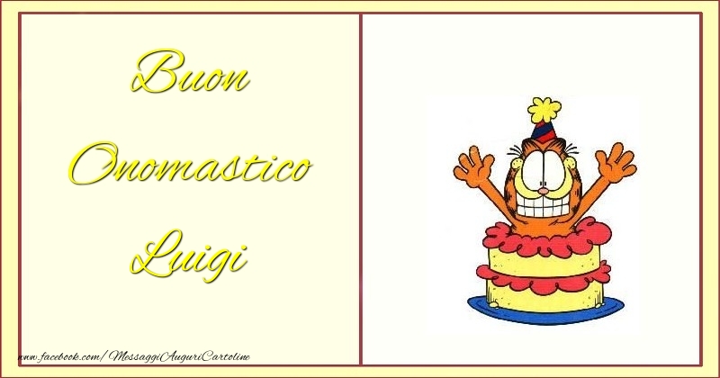 Cartoline di onomastico - Buon Onomastico Luigi