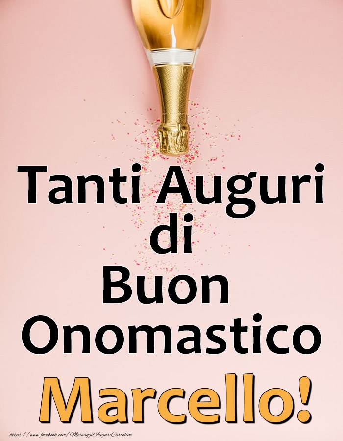 Cartoline di onomastico - Tanti Auguri di Buon Onomastico Marcello!