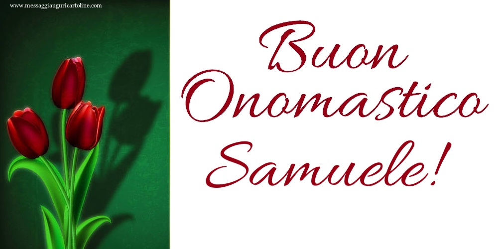 Cartoline di onomastico - Buon Onomastico Samuele!
