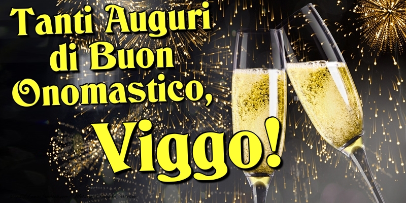 Cartoline di onomastico - Champagne | Tanti Auguri di Buon Onomastico, Viggo