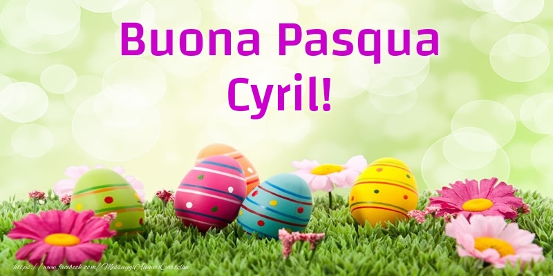 Cartoline di Pasqua - Buona Pasqua Cyril!