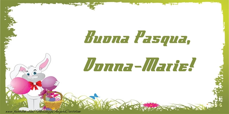 Cartoline di Pasqua - Buona Pasqua, Donna-Marie!