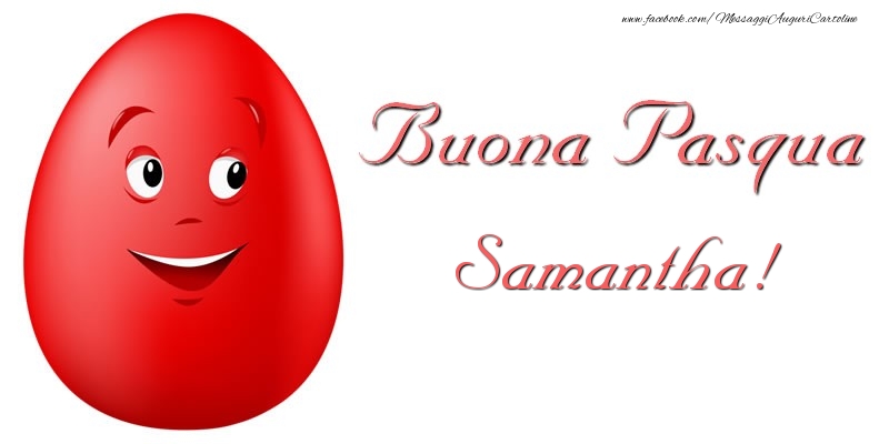 Cartoline di Pasqua - Uova | Buona Pasqua Samantha!