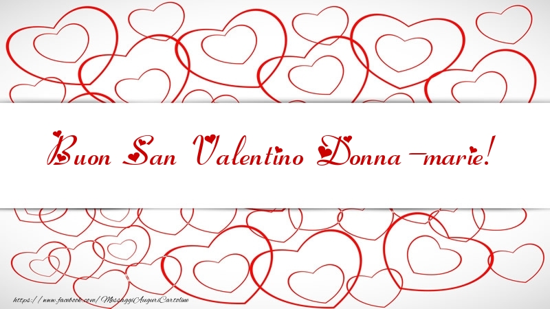Cartoline di San Valentino - Cuore | Buon San Valentino Donna-Marie!