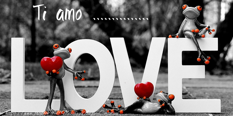 Cartoline personalizzate d'amore - Ti Amo ...