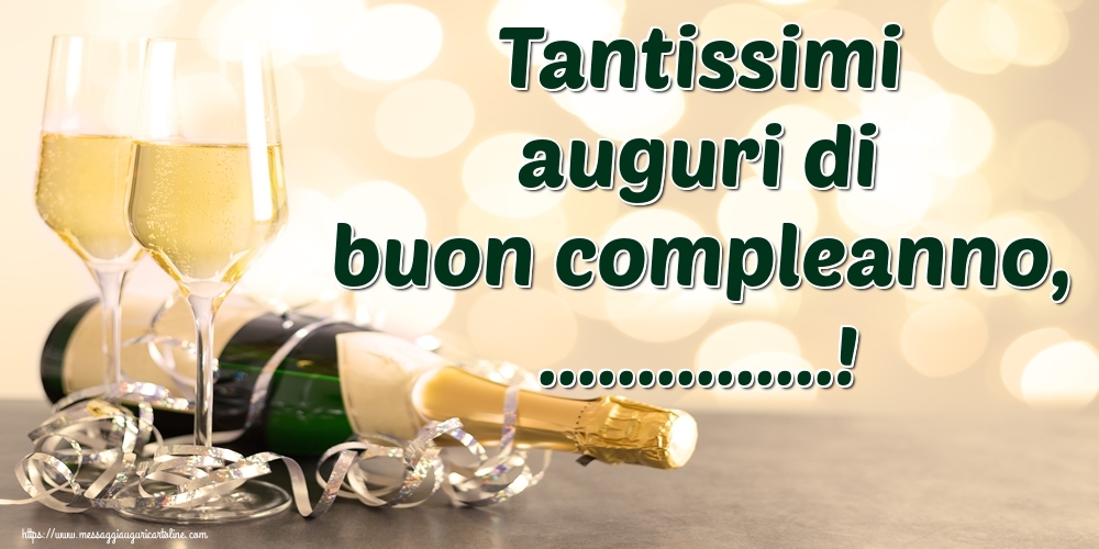 Cartoline Personalizzate Di Auguri Tantissimi Auguri Di Buon Compleanno Messaggiauguricartoline Com