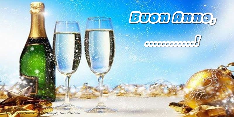 Cartoline personalizzate di Buon Anno - Buon Anno, ...!