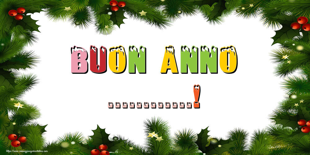 Cartoline personalizzate di Buon Anno - Albero Di Natale | Buon Anno ...!