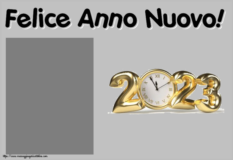 Cartoline personalizzate di Buon Anno - 2023 | Felice Anno Nuovo! - Cornice foto