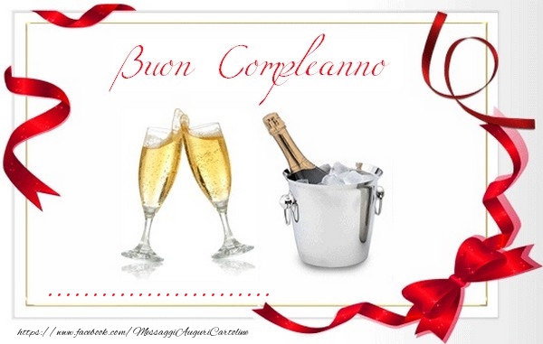 Cartoline personalizzate di compleanno - 🍾🥂 Champagne | Buon Compleanno, ...