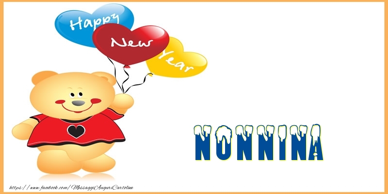 Cartoline di Buon Anno per Nonna - Happy New Year nonnina!