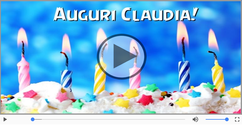 Tanti Auguri di Buon Compleanno Claudia!