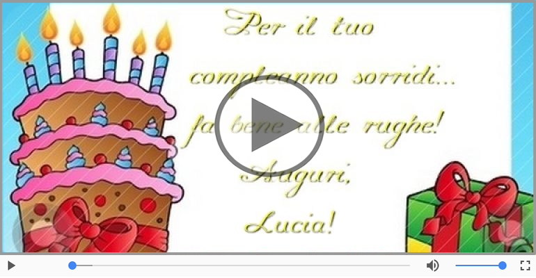 Tanti Auguri di Buon Compleanno Lucia!