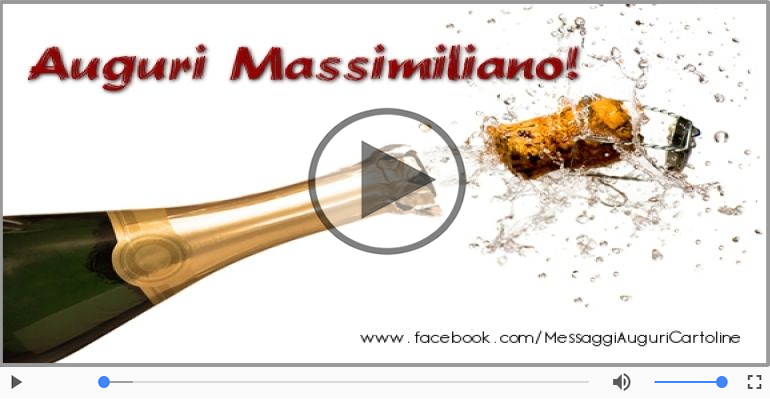 Tanti Auguri di Buon Compleanno Massimiliano!