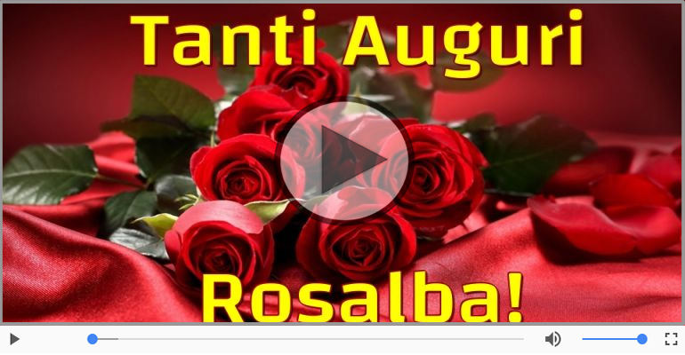 Tanti auguri, Rosalba!