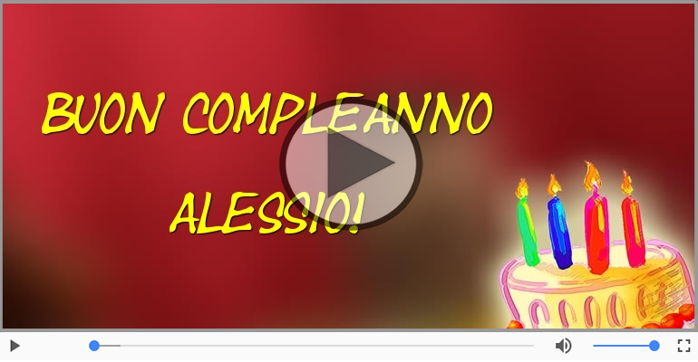 Buon Compleanno Alessio!