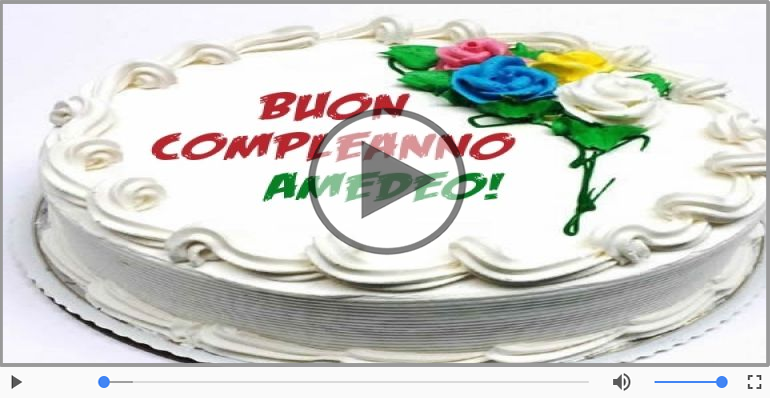 It's your birthday Amedeo ... Buon Compleanno!