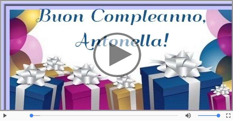 Buon Compleanno Antonella!