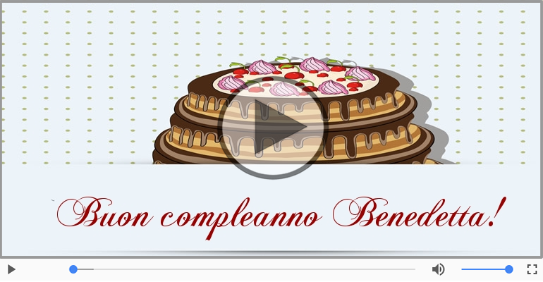 Happy Birthday Benedetta! Buon Compleanno Benedetta!
