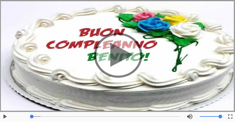 Tanti Auguri di Buon Compleanno Benito!