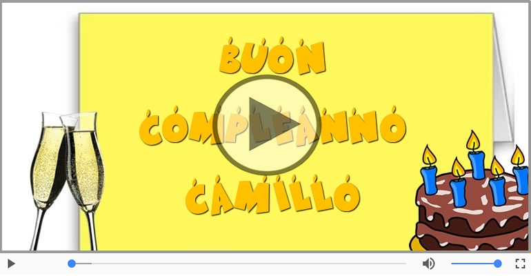 Happy Birthday Camillo! Buon Compleanno Camillo!
