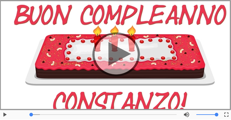 Happy Birthday Constanzo! Buon Compleanno Constanzo!