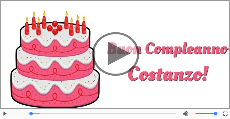 Buon Compleanno Costanzo!
