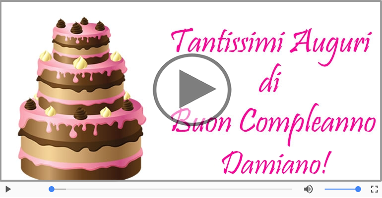 Tanti Auguri di Buon Compleanno Damiano!