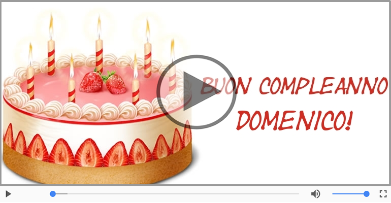 Buon Compleanno Domenico!
