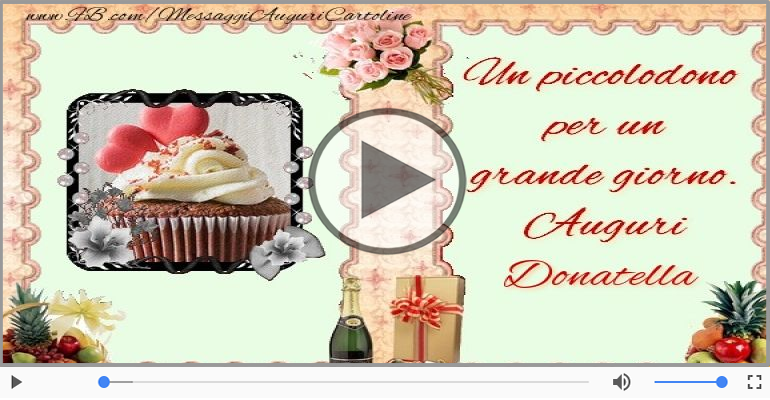 It's your birthday Donatella ... Buon Compleanno!