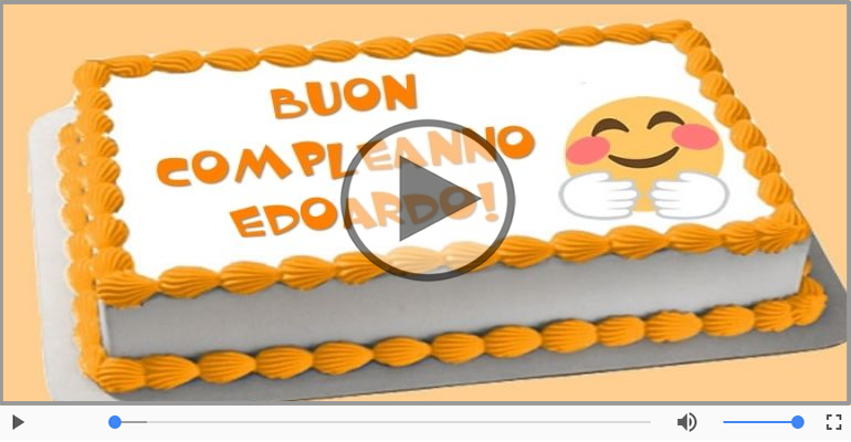 It's your birthday Edoardo ... Buon Compleanno!
